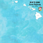 Hawaii Maui ROAD TO HANA SCENIC HIGHWAY Watercolor 12"X12" Scrapbook Paper - Image 2