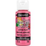DecoArt Crafter's Acrylic WILD ROSE PINK Acrylic Paint 2oz
