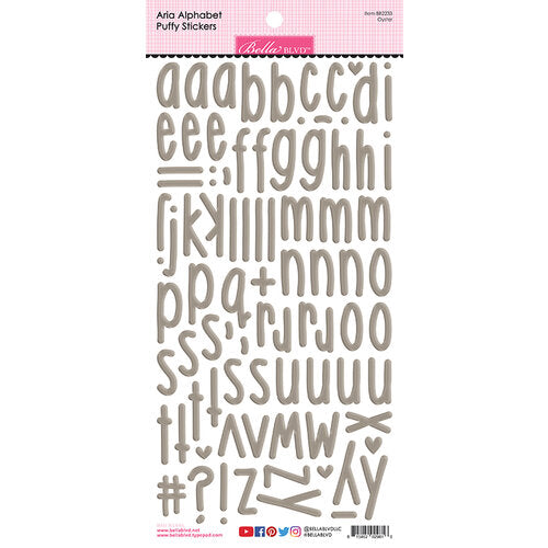 F37D1A79-6B77-4D9F-AE1E-B067CBDD4451.jpg Bella Blvd OYSTER Aria Alphabet Puffy Stickers - Image 1