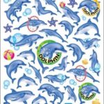 Sticker King DOLPHINS Stickers 35pc.