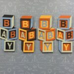 Welcome Baby Boy BLOCKS Custom Scrapbook Die Cut Embellishment