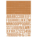 Simple Stories ColorVibe BOHO Alpha Sticker Book - Image 5