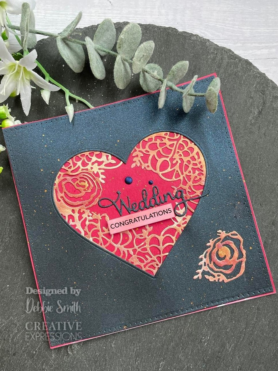 F4858B6C-CBCF-4E13-84BE-44608EB96265.jpg Creative Expressions ROSES IN BLOOM Metal Craft Dies 2pc - Image 1