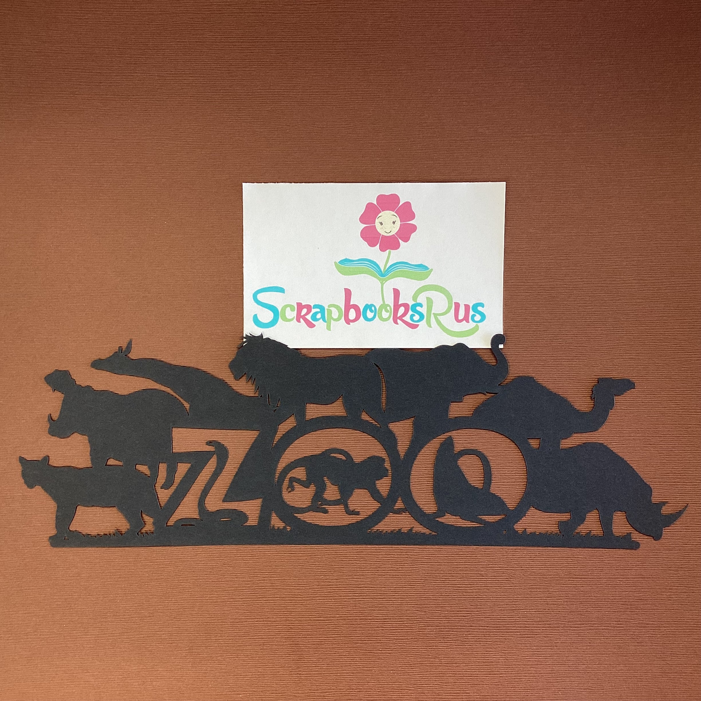 F4E095D4-A96D-4AAB-BB28-428C64284A1C.jpg Laser Cuts ZOO ANIMALS Park Black Diecut - Image 1