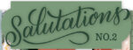 Echo Park SALUTATIONS No. 2 12”X12” Scrapbook Paper