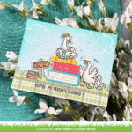 Lawn Fawn SILLY GOOSE SENTIMENT ADD-ON Clear Stamps 10pc - Image 2