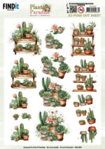 PLANT PARADISE Berries Beauties Cactus 3D Push Out Sheet - Image 2