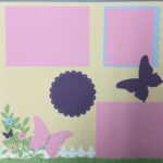 Premade Pages SPRING BUTTERFLIES 12"X12" (2) Scrapbook Pages - Image 2