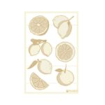 P13 Fresh Lemonade LEMON FRUIT Light Chipboard Embellishments Set46 - Image 2