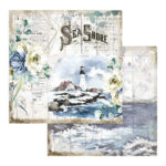 Stamperia Romantic SEA DREAM 12"X12" Scrapbooking Pad - Image 5