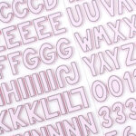 Thickers Pebbles COOL GIRL Alpha Foam Letter Stickers - Image 3