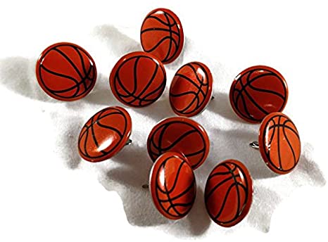 F8024FD3-46B4-4CDA-B964-211ABB9880A0.jpg Creative Impressions Paper Fasteners BASKETBALL BRADS 25pc - Image 1
