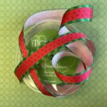 May Arts WATERMELON GROSGRAIN Ribbon 1 yard - Image 2