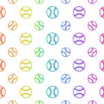 NEON SPORTS BASEBALL KIT 12"X12" Scrapbook Paper 12 Sheets - Image 4