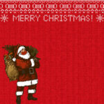 MERRY CHRISTMAS MASKED SANTA DS 12"X12" Scrapbook Paper - Image 2