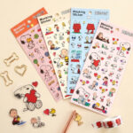 Peanuts SNOOPY Masking Stickers - Image 2