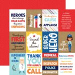 Echo Park FIRST RESPONDER 12”x12” Scrapbook Paper - Image 9