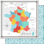 Scrapbooksrus FRANCE MEMORIES 12”X12” Scrapbook Kit - Image 9