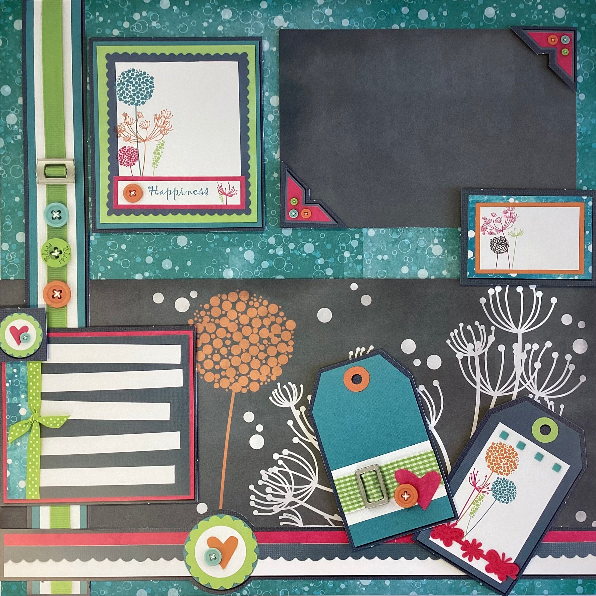 F935220D-9244-4F3C-BDBC-94532BB7C02C.jpg Storytellers Page Kit PURE BLISS (2) 12X12 Scrapbook Layouts - Image 1
