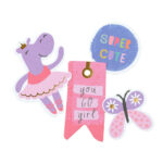 Pebbles COOL GIRL Icon Ephemera 74pc - Image 3