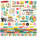 Simple Stories GAME NIGHT 12"X12" Collection Kit - Image 2