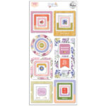 Pinkfresh Studio GARDEN BOUQUET Chipboard Frames 26pc
