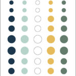 Echo Park IT’S A BOY Adhesive Enamel Dots 60pc