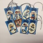 Tags & Ephemera 8pc VINTAGE RAGGEDY ANN & ANDY DOLLS