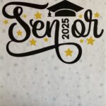 SENIOR GRADUATION STARS 2025 12"X12" Scrapbook Customs Paper - Image 2
