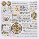 49 and Market THE LOOKING GLASS Chipboard Assortment 53pc - Image 3