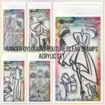 Ranger DYLUSIONS COUTURE CLEAR STAMPS Acrylic Set