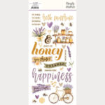 Simple Stories SIMPLE VINTAGE LAVENDER FIELDS Foam Stickers 66pc - Image 2