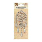 Little Birdie Primed Chipboard DREAM CATCHER 1pc