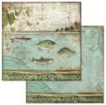 Stamperia FOREST MAXI PAD 12"X12" Scrapbooking Paper Pack - Image 11