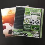 Reminisce GAME DAY SOCCER Paper Pack 2pc