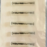 My Mind's Eye YOU’RE INVITED 2 Jelly Labels 6 pc.