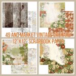 49 and Market VINTAGE ORCHARD 12”X12” Scrapbook Paper