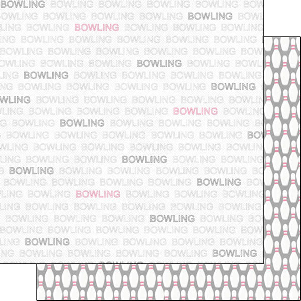 FE9BBC0E-0840-4521-98EC-074FFC48F26E.jpg Scrapbook Customs BOWLING ADDICT 1 DS 12"X12" Paper - Image 1