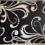 Colorbok BLACK WHITE FLORAL 12"X12" Postbound Scrapbook Album