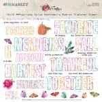 49 and Market ARTOPTIONS SPICE 12X12 SENTIMENTS RUBON TRANSFER Sheet