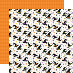 Echo Park Hallloween Magic HAUNTED HATS 12"x12" Paper
