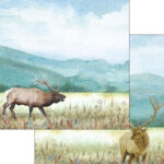 Scrapbook Customs ELK DS Watercolor 12"X12" Paper