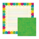 We R Memory Keepers 6pc FUNFETTI PAPER KIT Scrapbook Sheets #2 - Image 4