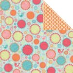 My Mind’s Eye Fine and Dandy TICKLED PINK 12"X12" Scrapbook Paper