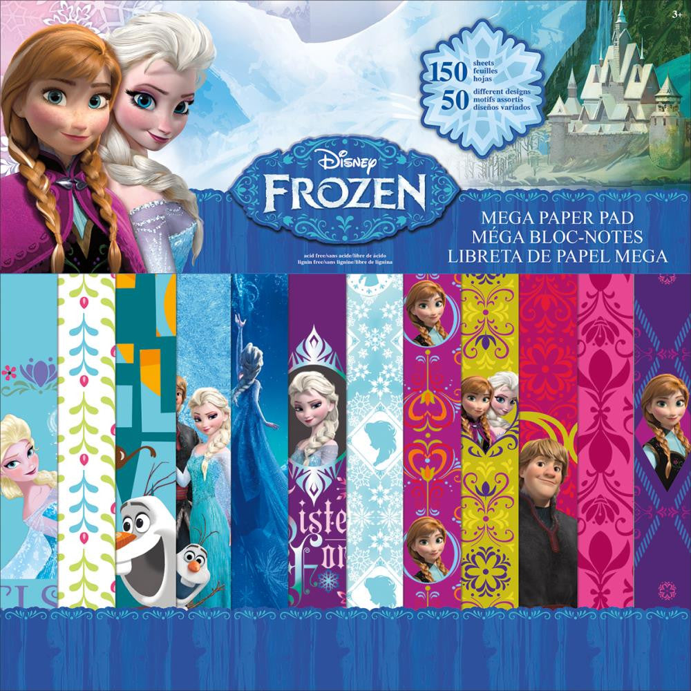 Frozen_pad.jpg Sandylion Disney FROZEN Paper Pad 12"x12" 150 Sheet - Image 1