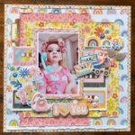 Jen Hadfield Flower Child GROOVY GREENERY 12”X12” Scrapbook Paper - Image 4