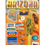 Paper House Travel ARIZONA 3D Dimensional Stickers 21pc