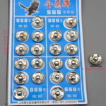 Metallic SNAP FASTENERS 20pc Hidden Button
