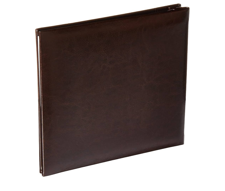 FullSizeRender_ffecfff6-ae80-43fa-93f3-504bea60e8b9.jpg Pioneer 8”X8” EMBOSSED WORDS BROWN Post Bound Memory Scrapbook Album - Image 1