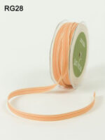 May Arts 3/8" Grosgrain IVORY STRIPE RIBBON 1 yard yd - Image 11